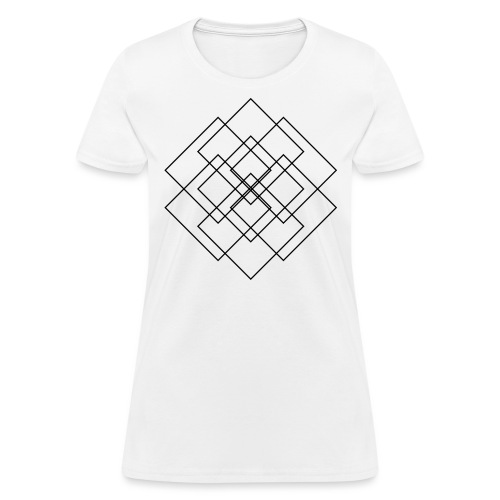Seven Square V6 Basic Black No Text - Women's T-Shirt