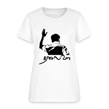 Ilayathalapathy Vijay Thalaiva Tamil Kollywood - Women's T-Shirt - white - Front