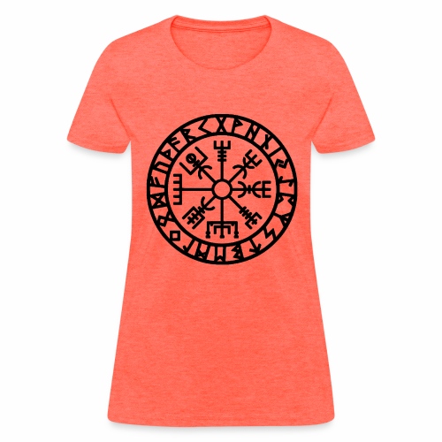 Viking Rune Vegvisir The Runic Compass - Women's T-Shirt