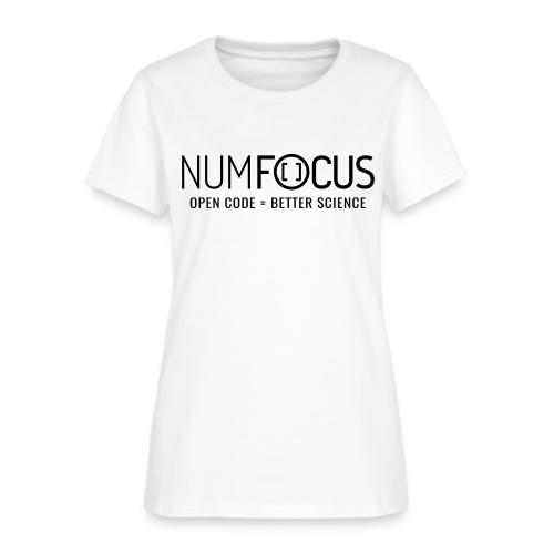 NumFOCUS Official Logo - Black Letters - Women's T-Shirt