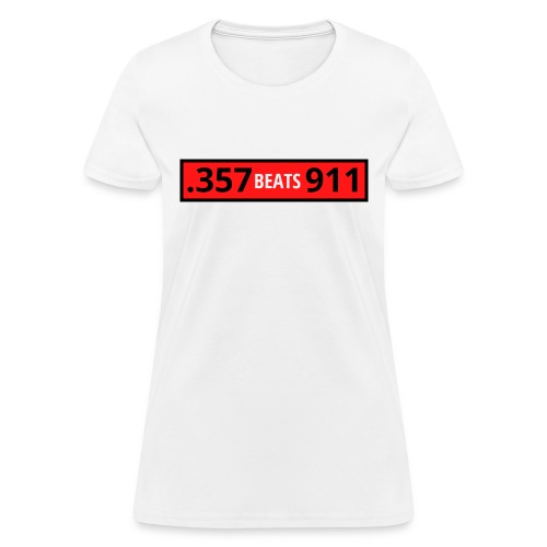 .357 Beats 911 (Rectangle logo) - Women's T-Shirt