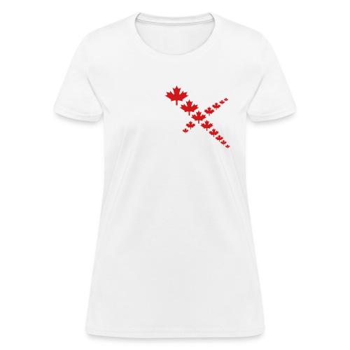Maple Leafs Cross - Women's T-Shirt