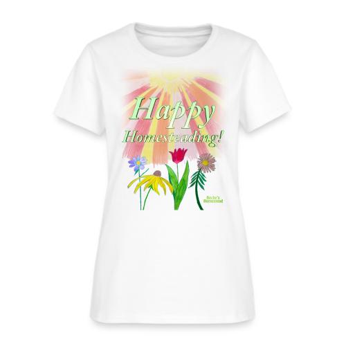 Happy Homesteading - Women's T-Shirt