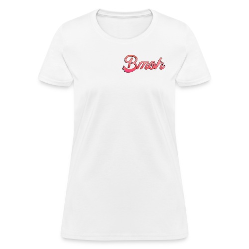 Mens Baseball T Pink Bmoh logo - Women's T-Shirt