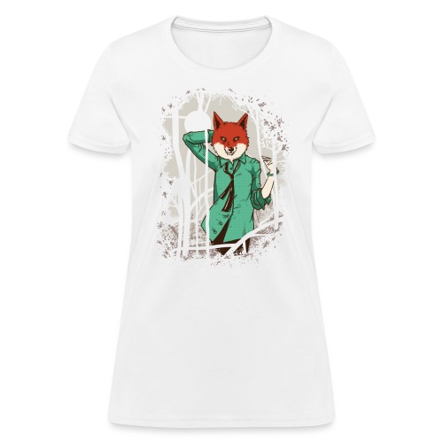 Alluring Fox Girl - Women's T-Shirt