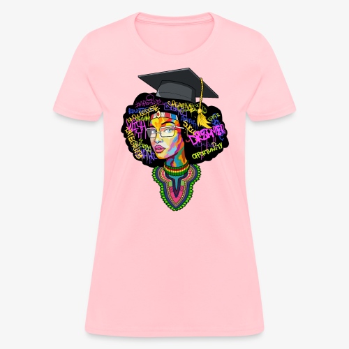 Black Educated Queen School - Women's T-Shirt