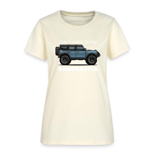 Bronchitis Image Only White Letters - Women's T-Shirt