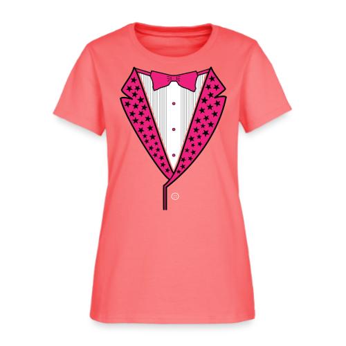 PINK STAR TUXEDO - Women's T-Shirt