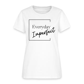 Everyday Imperfect logo - Women's T-Shirt - white - Front