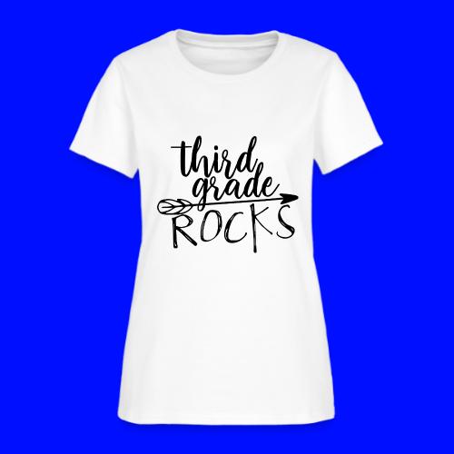 Third Grade Rocks Teacher T-Shirts - Women's T-Shirt