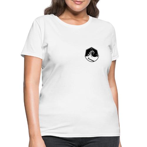 The Fault Lines Black Over White Dinkus - Women's T-Shirt