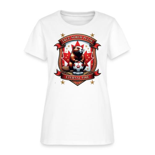 Canada Beaver Crest T-Shirt, Pride Badge Gift - Women's T-Shirt