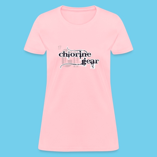 Chlorine Gear Textual stacked Periodic backdrop - Women's T-Shirt