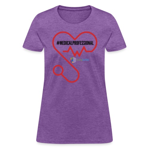 Medical Professional Heart Stethoscope - Women's T-Shirt