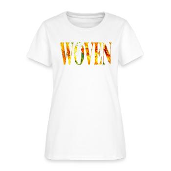 Woven Marigold Flower - Women's T-Shirt - white - Front