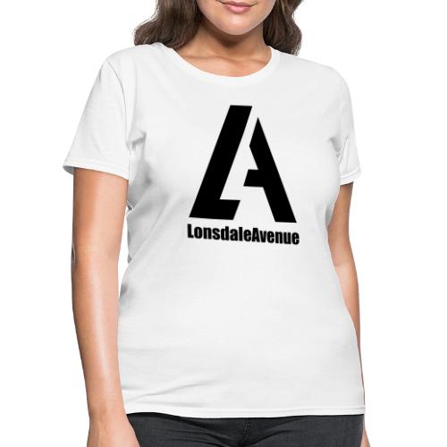 Lonsdale Avenue Logo Black Text - Women's T-Shirt