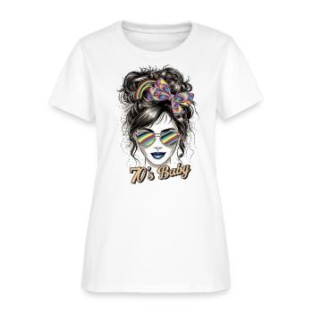 Born in the 70's - Women's T-Shirt - white - Front