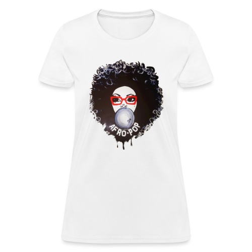 Afro pop_ - Women's T-Shirt