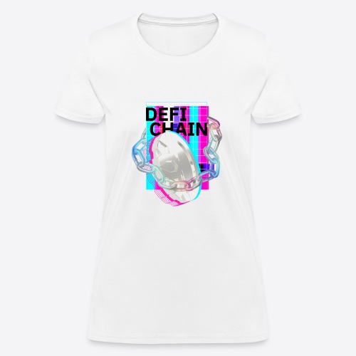 DeFiChain Bold Chain Links - Women's T-Shirt