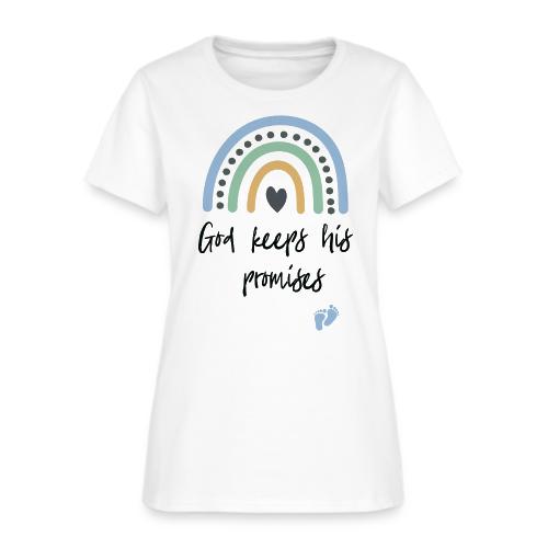 Rainbow Mama Shirt Pregnancy Announce - Women's T-Shirt
