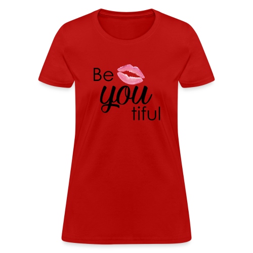 Be-You-Tiful Lip Logo - Women's T-Shirt