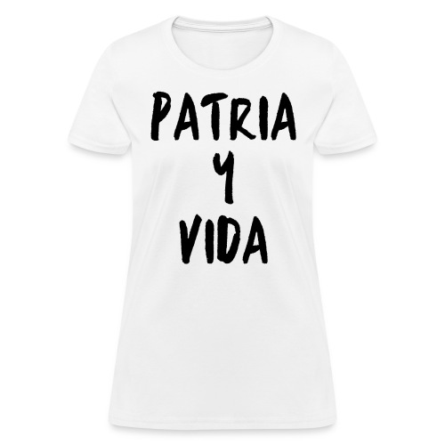 PATRIA Y VIDA (black graffiti version) - Women's T-Shirt