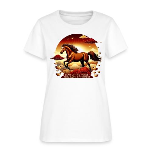Year of the Horse Sunrise T Shirt, Lunar New Year - Women's T-Shirt