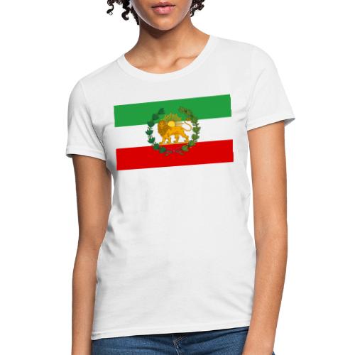 Flag of Iran Lion and Sun - Women's T-Shirt