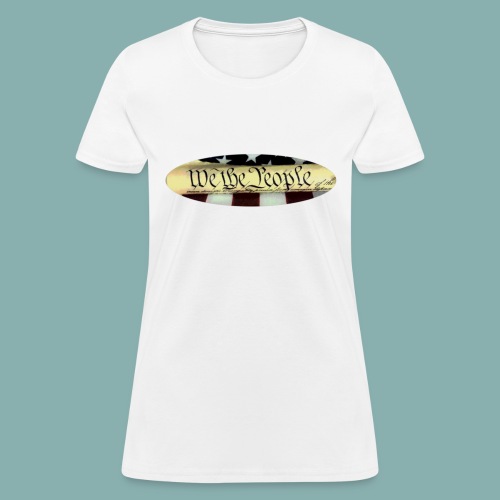 We the People color oval - Women's T-Shirt