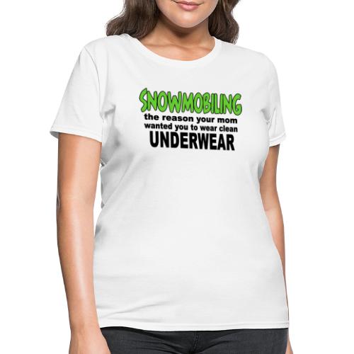 Snowmobiling Underwear - Women's T-Shirt