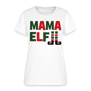 Mama Elf - Women's T-Shirt - white - Front