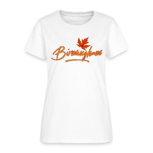 Birmingham for shirt with yellow type - Women's T-Shirt