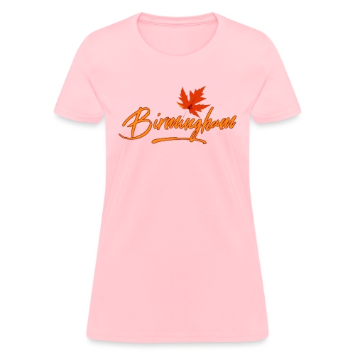 Birmingham for shirt with yellow type - Women's T-Shirt