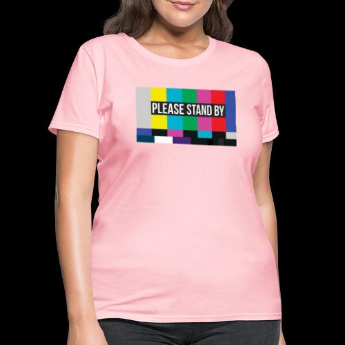 Please Stand By Color Bar Test Pattern - Women's T-Shirt
