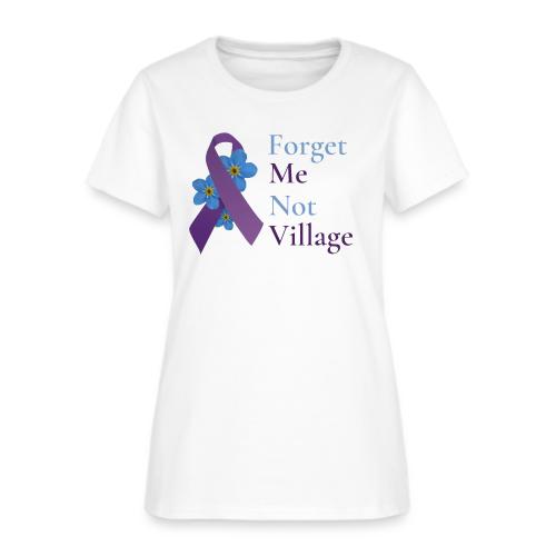 Forget Me Not Village Color Logo - Women's T-Shirt