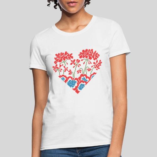 Serdce (Heart) 2B - Women's T-Shirt