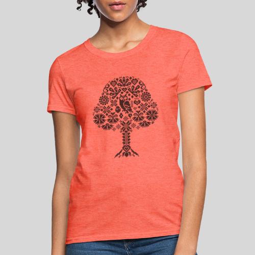 Hrast (Oak) - Tree of wisdom BoW - Women's T-Shirt