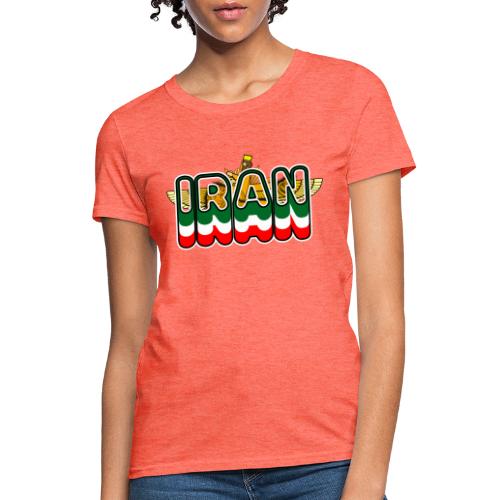 Iran Lion Sun Farvahar - Women's T-Shirt