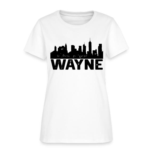 Wayne Skyline Black Wayne Michigan MI City Design