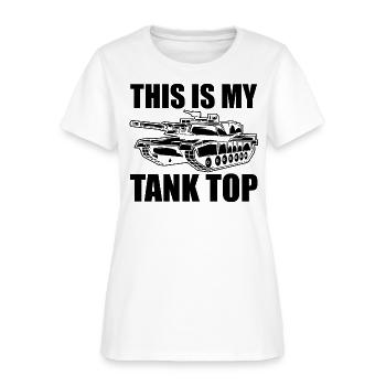 C’est mon débardeur drôle citation design - T-shirt Femme - blanc - Devant