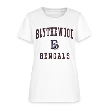 Blythewood High School Bengals - Women's T-Shirt - white - Front
