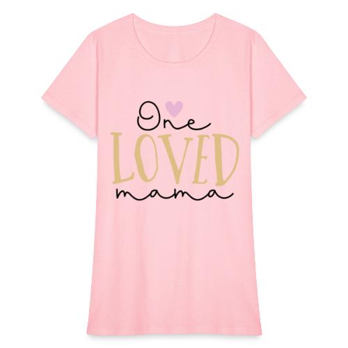 One Loved Mom | Mom And Son T-Shirt - Women's T-Shirt