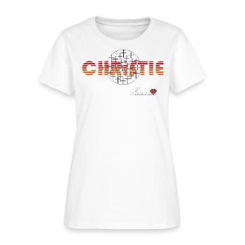 Christie red & orange - messiah meaning & bitcoin - Women's T-Shirt - white - Front