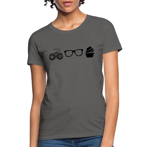 Triple G Large Logo - Black - Women's T-Shirt