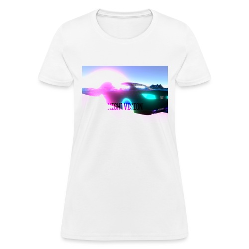 Nightvision Cyberspace Poster - Women's T-Shirt