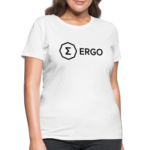 Ergo Symbol with Name - Women's T-Shirt