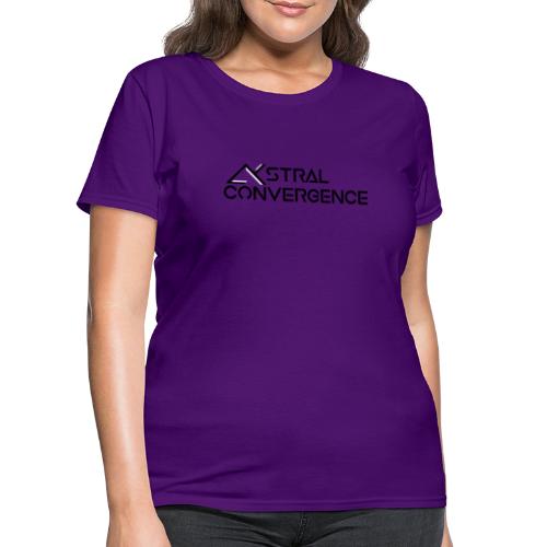 Astral Convergence Lettering - Women's T-Shirt