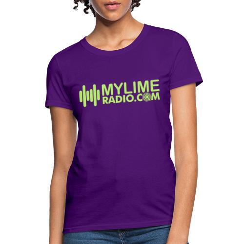 MyLimeRadio ALT LOGO (Solid) - Women's T-Shirt