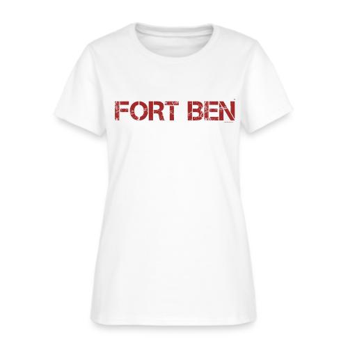 FORT BEN, red capture - Women's T-Shirt
