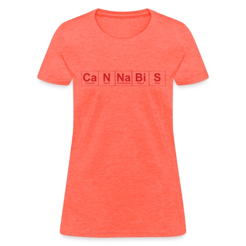 Periodic Cannabis Red/White - Women's T-Shirt